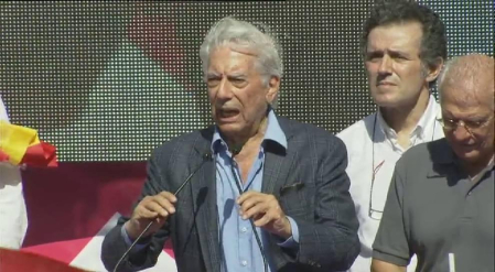 Vargas Llosa: "El independentismo no va a destruir la legalidad de España"