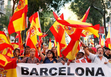 El lema de la manifestación convocada por Societat Civil Catalana es "¡Basta! Recuperemos la sensatez"