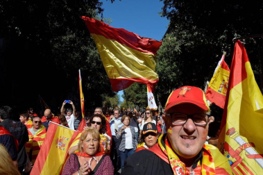 El lema de la manifestación convocada por Societat Civil Catalana es "¡Basta! Recuperemos la sensatez"