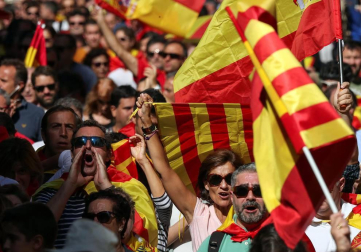 El lema de la manifestación convocada por Societat Civil Catalana es "¡Basta! Recuperemos la sensatez"
