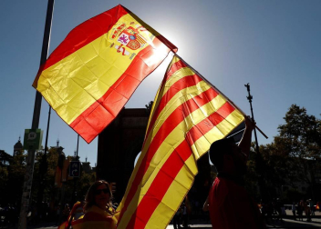 El lema de la manifestación convocada por Societat Civil Catalana es "¡Basta! Recuperemos la sensatez"