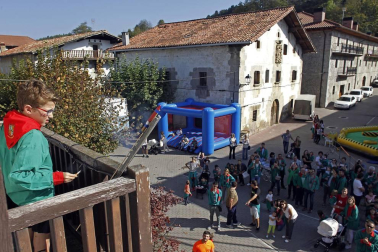 Lekunberri celebró este sábado su penúltimo día de fiestas, el dedicado a los más pequeños de la localidad.