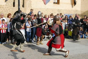 Este pasado domingo, 15 de octubre, se celebró en Marcilla la sexta edición de su Fiesta Medieval y su feria de ganado bovino exótico. Según el Ayuntamiento de la localidad, esta recibió más visitantes que nunca