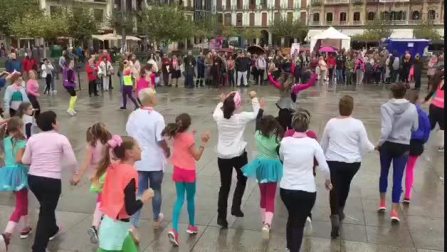 Acto de Saray en la Plaza del Castillo