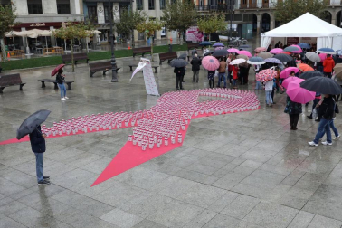 La Plaza del Castillo de Pamplona acogió este sábado 21 de octubre de 2017 el acto organizado por Saray.