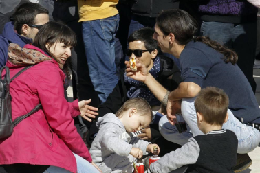 El estellés Félix Aramendía ganó este pasado domingo el XII Concurso Navarro de Txistorra.