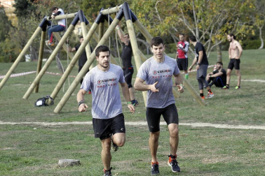 Pamplona acogió este domingo el 'Gladiator's Day', carrera de obstáculos de la Liga OCRA y puntuable para el próximo Europeo