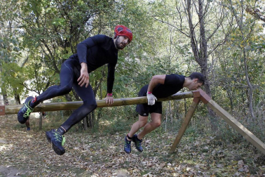 Pamplona acogió este domingo el 'Gladiator's Day', carrera de obstáculos de la Liga OCRA y puntuable para el próximo Europeo