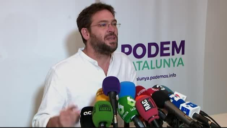 Dante Fachín acusa a Iglesias de actuar como Rajoy con el 155