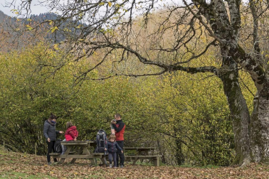 Irati se convierte en otoño en la primera opción de muchos excursionistas