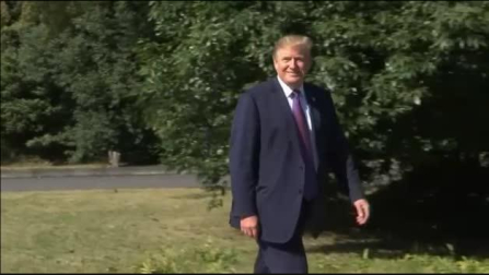 Inicio de la visita de la Donald Trump a Asia