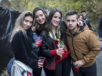 Fotos de la Carpa Universitaria 2017 en la Ciudad Deportiva Amaya, en Pamplona.