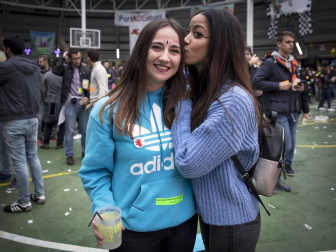 Fotos de la Carpa Universitaria 2017 en la Ciudad Deportiva Amaya, en Pamplona.