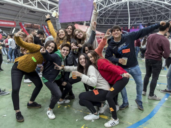 Fotos de la Carpa Universitaria 2017 en la Ciudad Deportiva Amaya, en Pamplona.