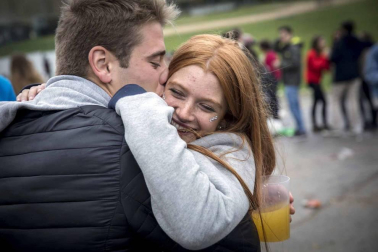 Fotos de la Carpa Universitaria 2017 en la Ciudad Deportiva Amaya, en Pamplona.