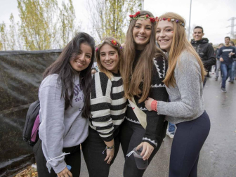 Fotos de la Carpa Universitaria 2017 en la Ciudad Deportiva Amaya, en Pamplona.
