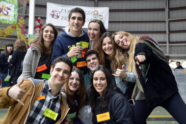 Fotos de la Carpa Universitaria 2017 en la Ciudad Deportiva Amaya, en Pamplona.