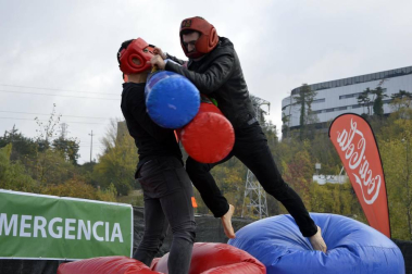 Fotos de la Carpa Universitaria 2017 en la Ciudad Deportiva Amaya, en Pamplona.