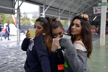 Fotos de la Carpa Universitaria 2017 en la Ciudad Deportiva Amaya, en Pamplona.