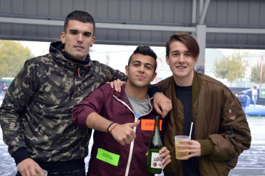 Fotos de la Carpa Universitaria 2017 en la Ciudad Deportiva Amaya, en Pamplona.