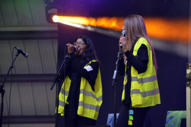 Fotos de la Carpa Universitaria 2017 en la Ciudad Deportiva Amaya, en Pamplona.