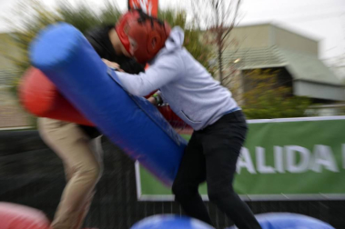 Fotos de la Carpa Universitaria 2017 en la Ciudad Deportiva Amaya, en Pamplona.