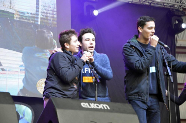 Fotos de la Carpa Universitaria 2017 en la Ciudad Deportiva Amaya, en Pamplona.