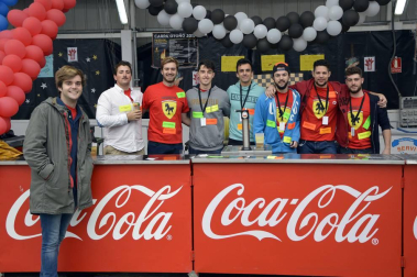 Fotos de la Carpa Universitaria 2017 en la Ciudad Deportiva Amaya, en Pamplona.