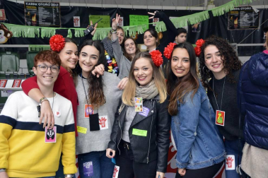 Fotos de la Carpa Universitaria 2017 en la Ciudad Deportiva Amaya, en Pamplona.
