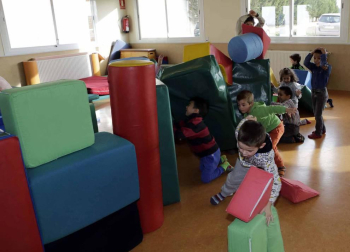 Escolares del colegio Martín de Azpilcueta