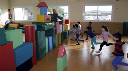 Escolares del colegio Martín de Azpilcueta