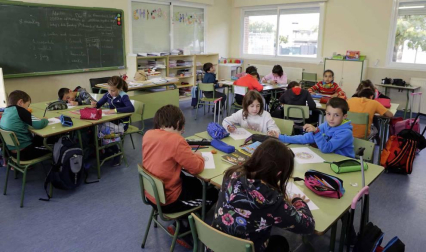 Escolares del colegio Martín de Azpilcueta