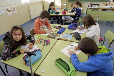 Escolares del colegio Martín de Azpilcueta