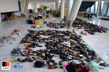 Refugiados en Atenas