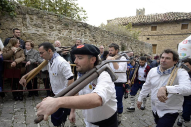 Artajona celebró este domingo el XXV aniversario de su primera carrera de layas. Por ello, este año se realizó, además, un homenaje a aquellos que participaron en estos 25 años