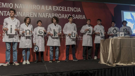 Acto de entrega de los Premios a la Excelencia que otorga la Fundación Navarra para la Excelencia.
