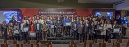 Acto de entrega de los Premios a la Excelencia que otorga la Fundación Navarra para la Excelencia.