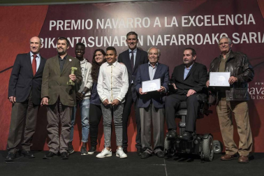Acto de entrega de los Premios a la Excelencia que otorga la Fundación Navarra para la Excelencia.