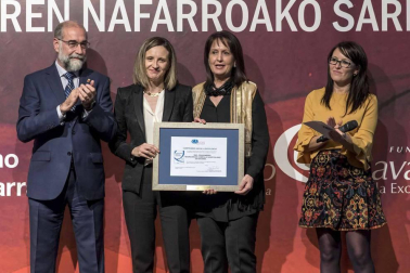 Acto de entrega de los Premios a la Excelencia que otorga la Fundación Navarra para la Excelencia.