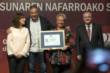 Acto de entrega de los Premios a la Excelencia que otorga la Fundación Navarra para la Excelencia.