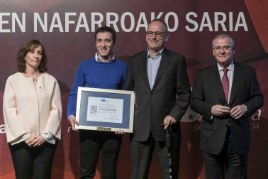Acto de entrega de los Premios a la Excelencia que otorga la Fundación Navarra para la Excelencia.