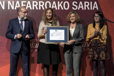 Acto de entrega de los Premios a la Excelencia que otorga la Fundación Navarra para la Excelencia.