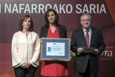 Acto de entrega de los Premios a la Excelencia que otorga la Fundación Navarra para la Excelencia.