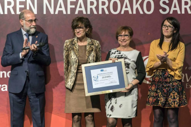 Acto de entrega de los Premios a la Excelencia que otorga la Fundación Navarra para la Excelencia.