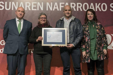 Acto de entrega de los Premios a la Excelencia que otorga la Fundación Navarra para la Excelencia.