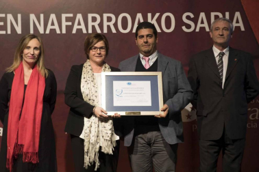 Acto de entrega de los Premios a la Excelencia que otorga la Fundación Navarra para la Excelencia.