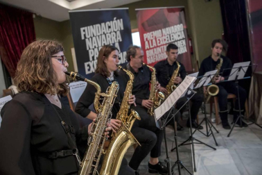 Acto de entrega de los Premios a la Excelencia que otorga la Fundación Navarra para la Excelencia.