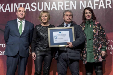 Acto de entrega de los Premios a la Excelencia que otorga la Fundación Navarra para la Excelencia.