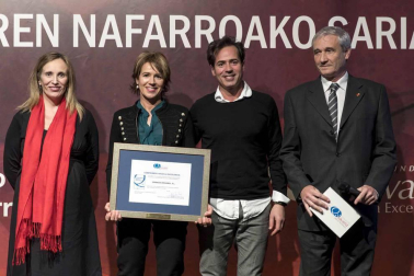 Acto de entrega de los Premios a la Excelencia que otorga la Fundación Navarra para la Excelencia.