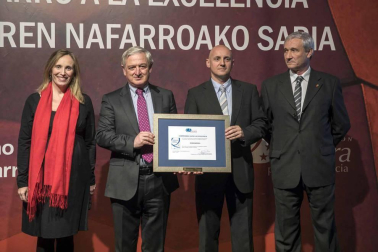 Acto de entrega de los Premios a la Excelencia que otorga la Fundación Navarra para la Excelencia.